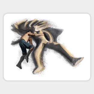 The Master: Freddie and His Sandwoman Sticker